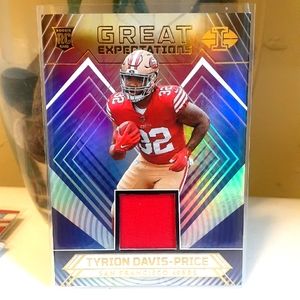 2022 Panini Illusions Tyrion Davis-Price Great Expectations Patch Rookie RC